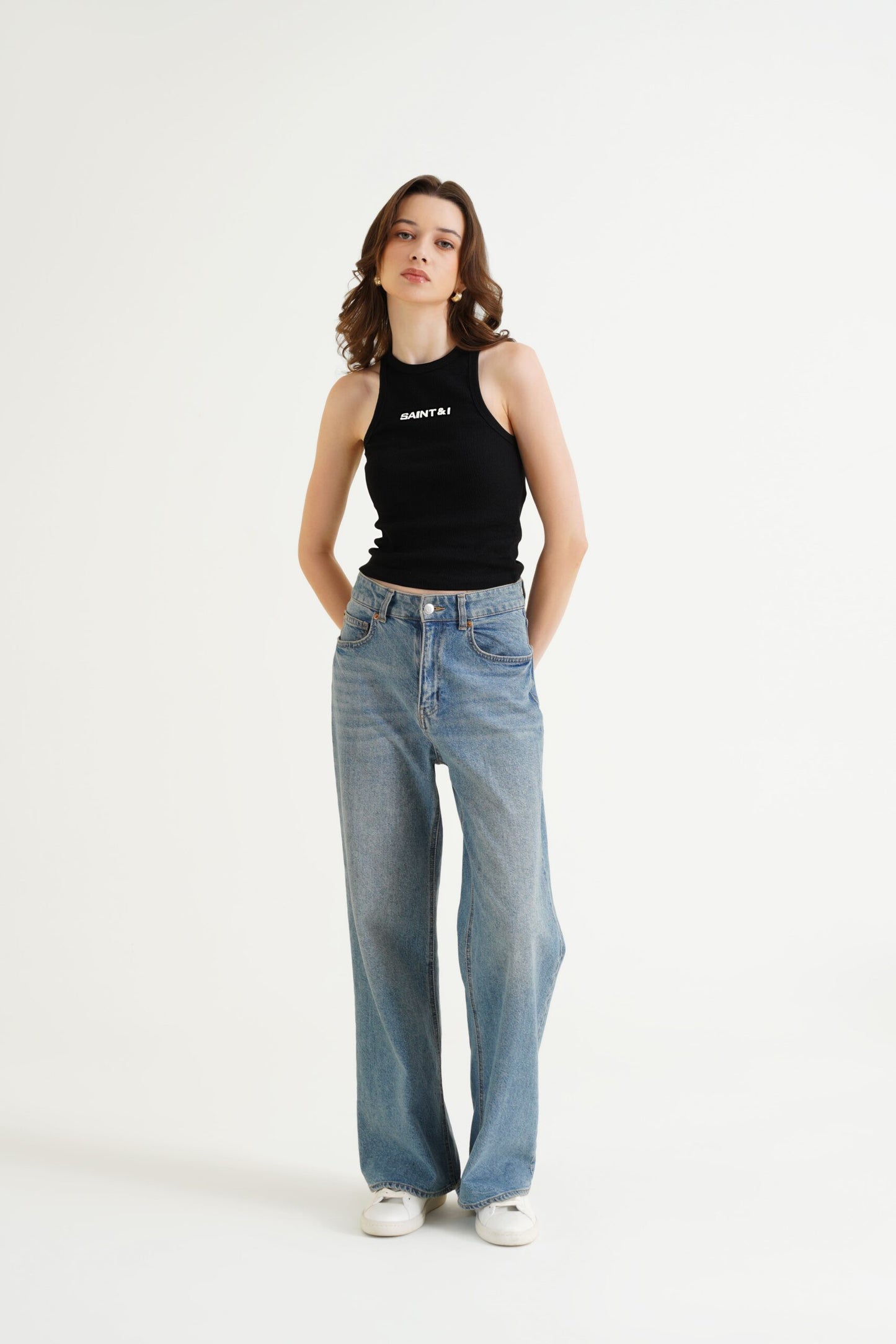 Black Ribbed Top