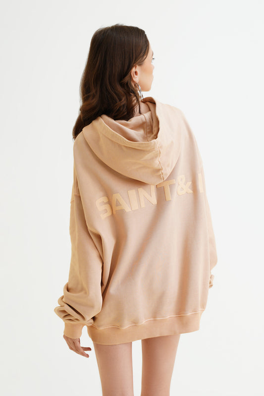 Saint&I Beige Hoodie