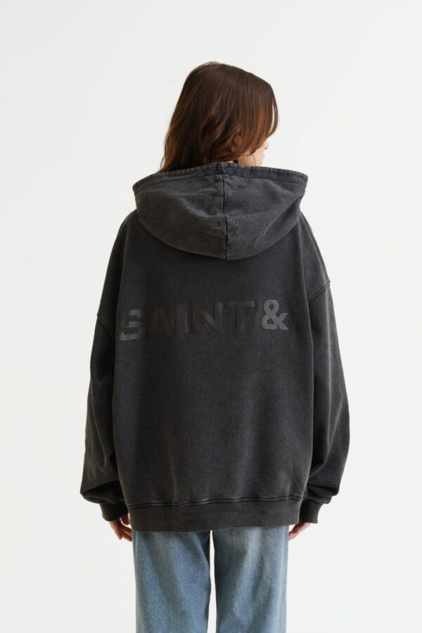 Saint&I Charcoal hoodie - Image 3